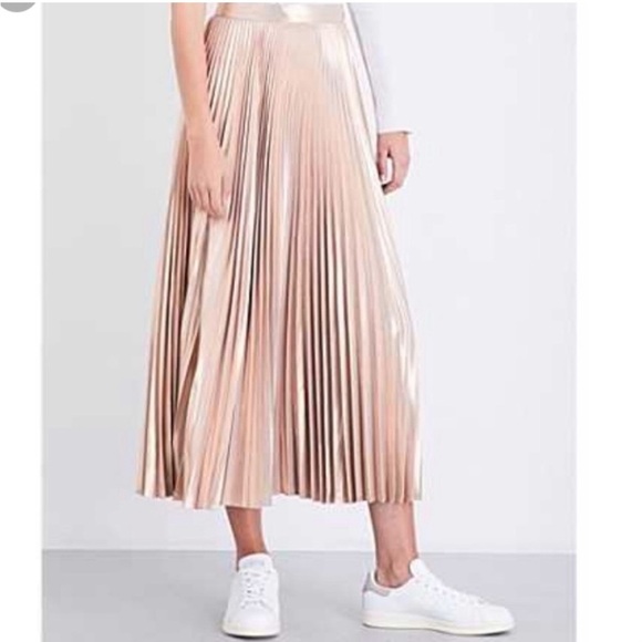 A.L.C. Revolve Bobby Pleated Midi Rose Gold Skirt
Size 0 - Picture 5 of 14